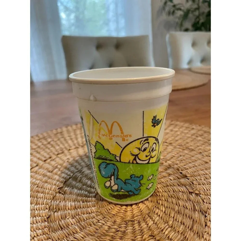 1990 McDonalds Vintage Plastic Cup